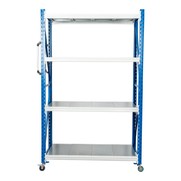 Стеллаж мобильный СТ-4 250x150x500 4 полки